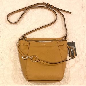 NWT Vince Camuto Crossbody Bag in Creamy Caramel